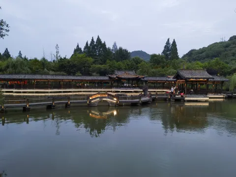 湘湖绿道廊架