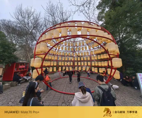 圆笼灯阵