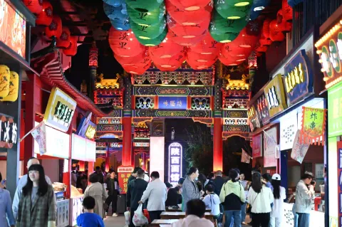 尚善街美食摊
