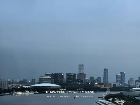 浦江暮色