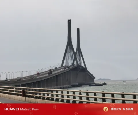 大桥主塔近景