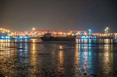 港口夜景
