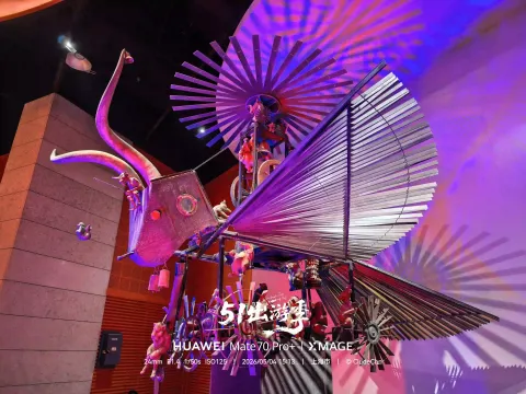 奇幻机械飞鸟装置