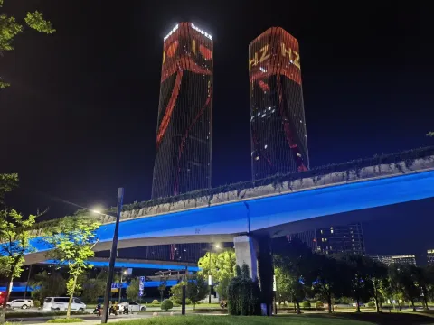 杭州智慧之门与高架