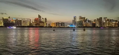 钱江新城的夜景