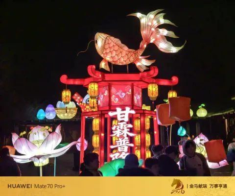 锦鲤灯组，年年有余