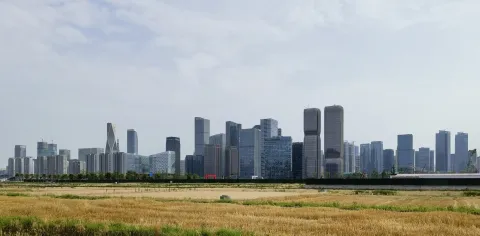 眺望钱江世纪城