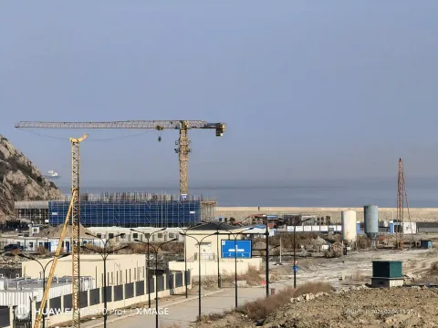 海岸在建工地