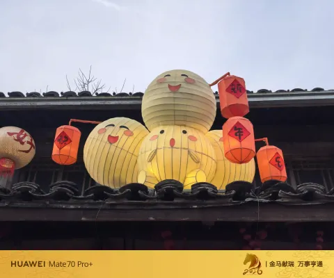 檐下萌灯