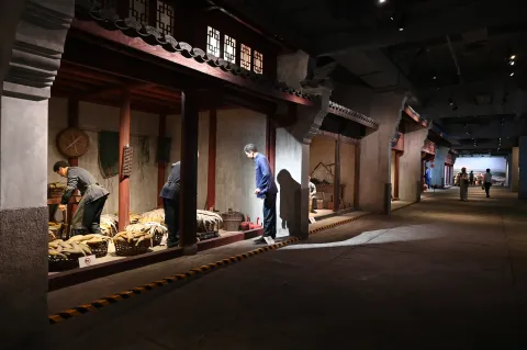 海岛街市景象