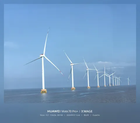 阵列于东海之上的风机