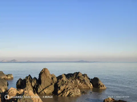 礁石听海