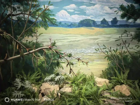 远古河谷生态复原场景