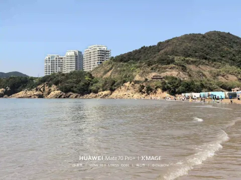 山海之间的海岸楼宇