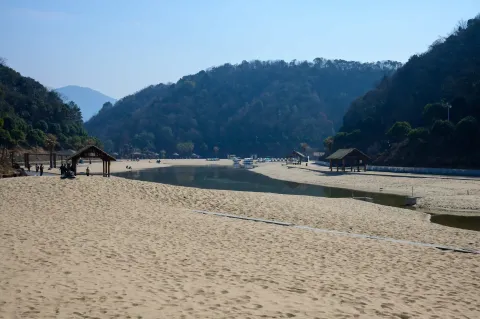 满满玩沙子的地方