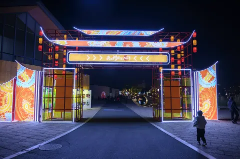 柯桥古镇夜景