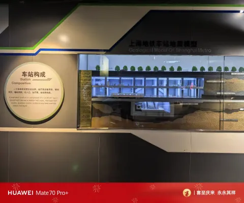 地铁车站剖面模型，看懂地下车站构造