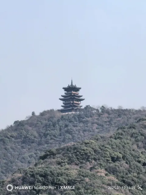 远山上的望宸阁
