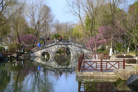 水岸边景色