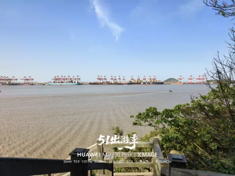 远眺洋山港港区