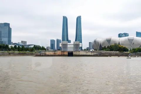 远眺奥体中心