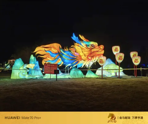 鳌鱼彩灯