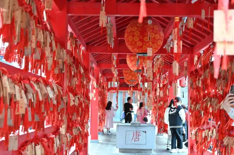 许愿牌廊