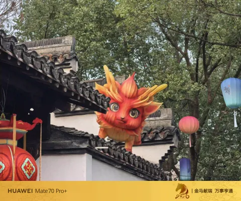 俏皮麒麟彩灯