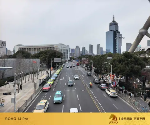 丰和路上的车流