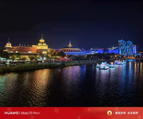 河畔夜景