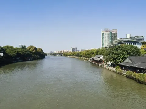 拱宸桥，运河景色