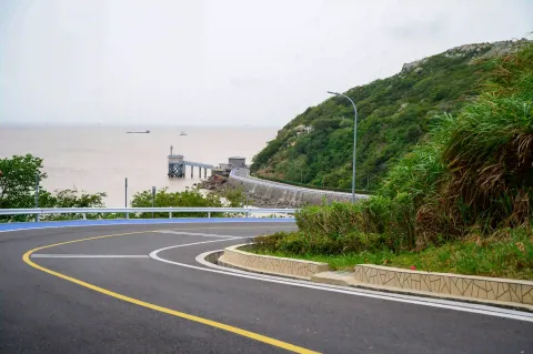 环岛公路，望海弯道