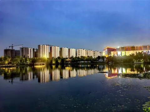 桃花湖夜景
