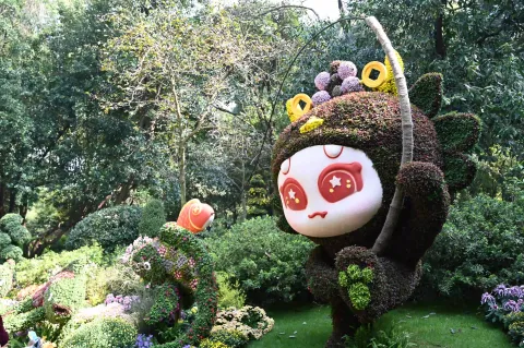 菊花展・垂钓萌偶