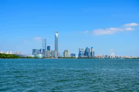 金鸡湖湖光美景