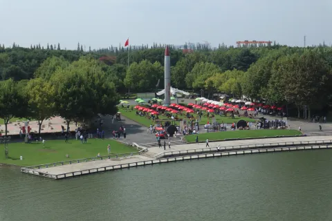休息的人群