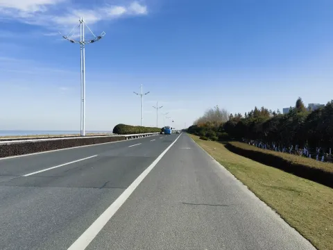 环太湖路的景色