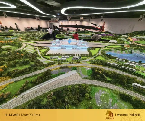 西站沙盘远景