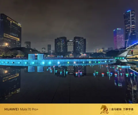 夜间水景