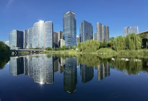 河边的景色